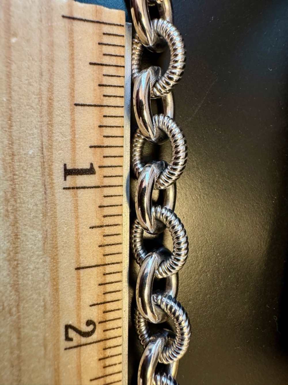 Judith Ripka Classic 100g 925 Silver Chunky Heavy Link Necklace  18” - Picture 10 of 12